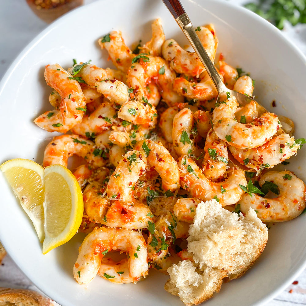 Mind Blown Dusted Shrimp Scampi