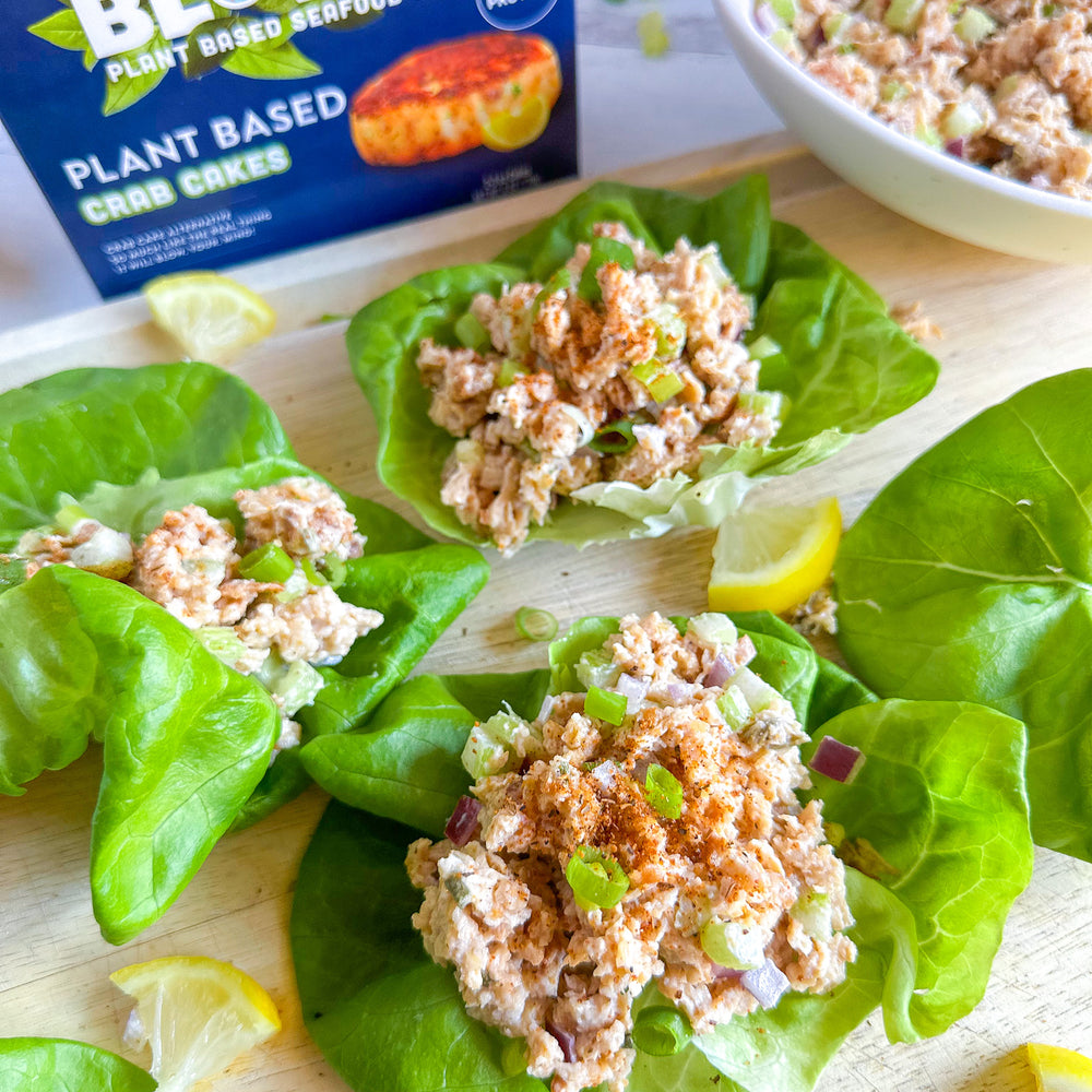 Mind Blown Crab Salad Lettuce Cups