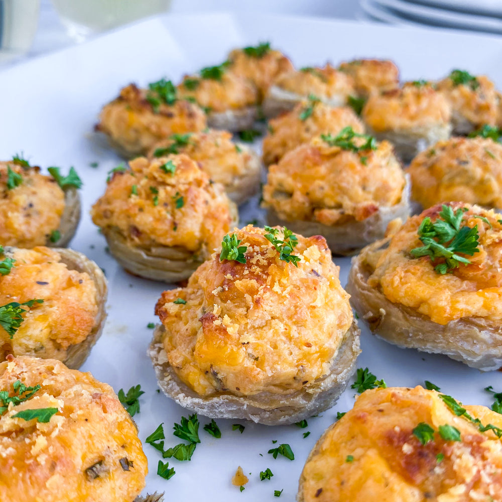 Mind Blown Crab-Stuffed Artichoke Bottoms