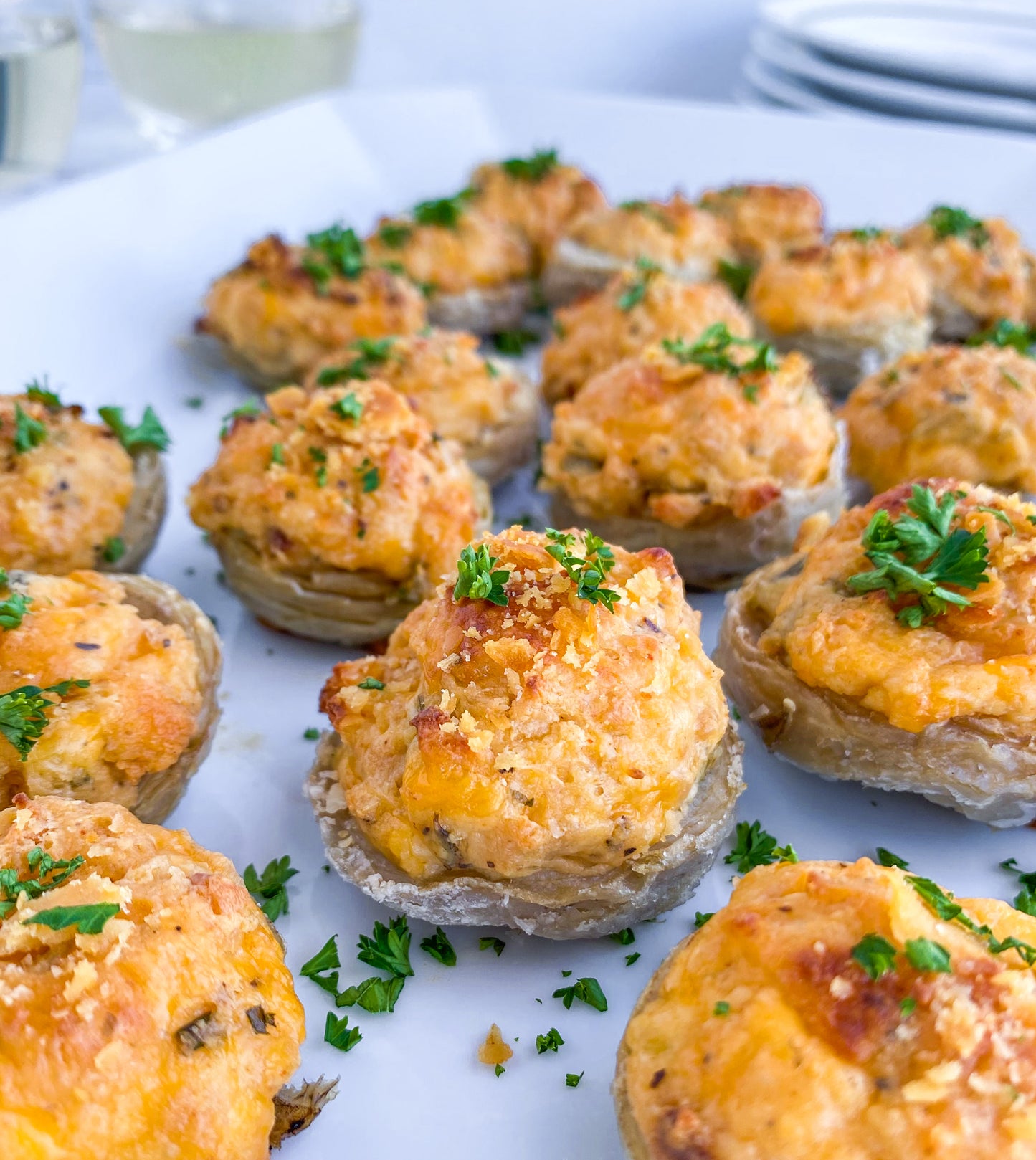 Mind Blown Crab-Stuffed Artichoke Bottoms