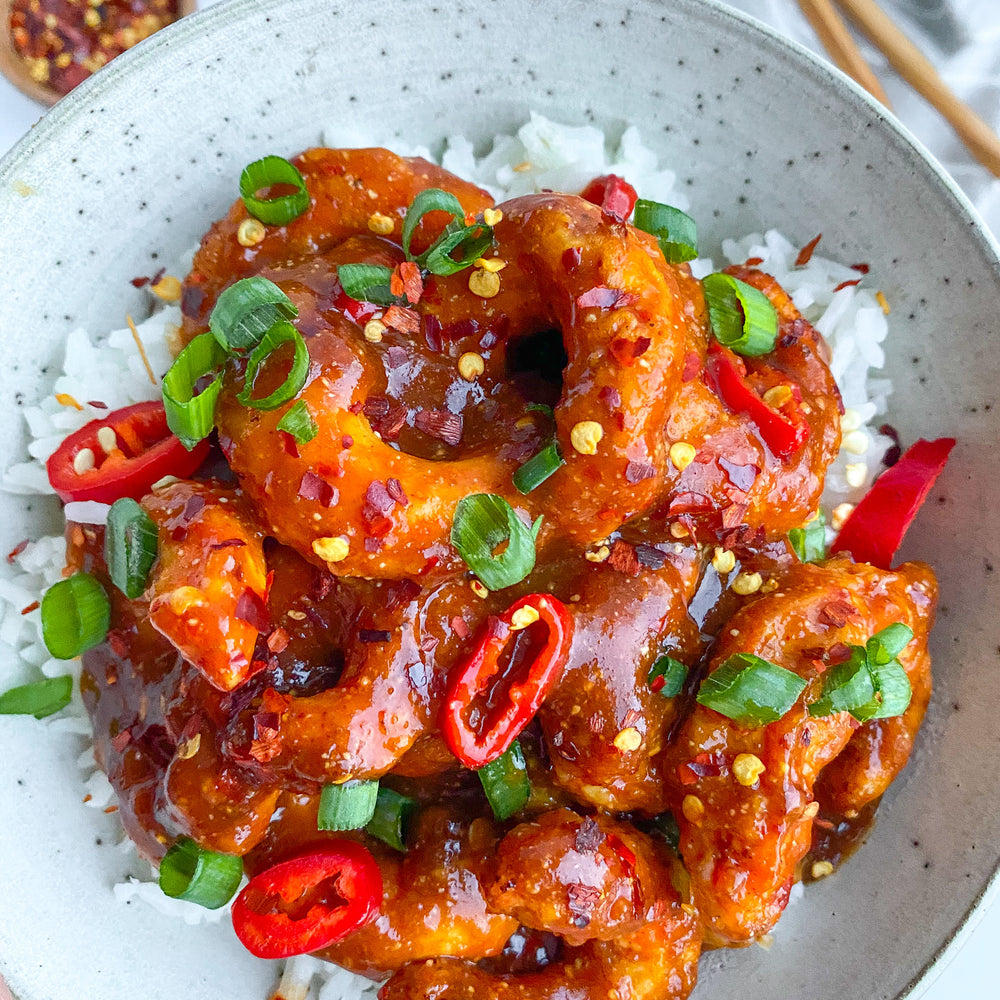 Mind Blown Dusted Shrimp General Tso