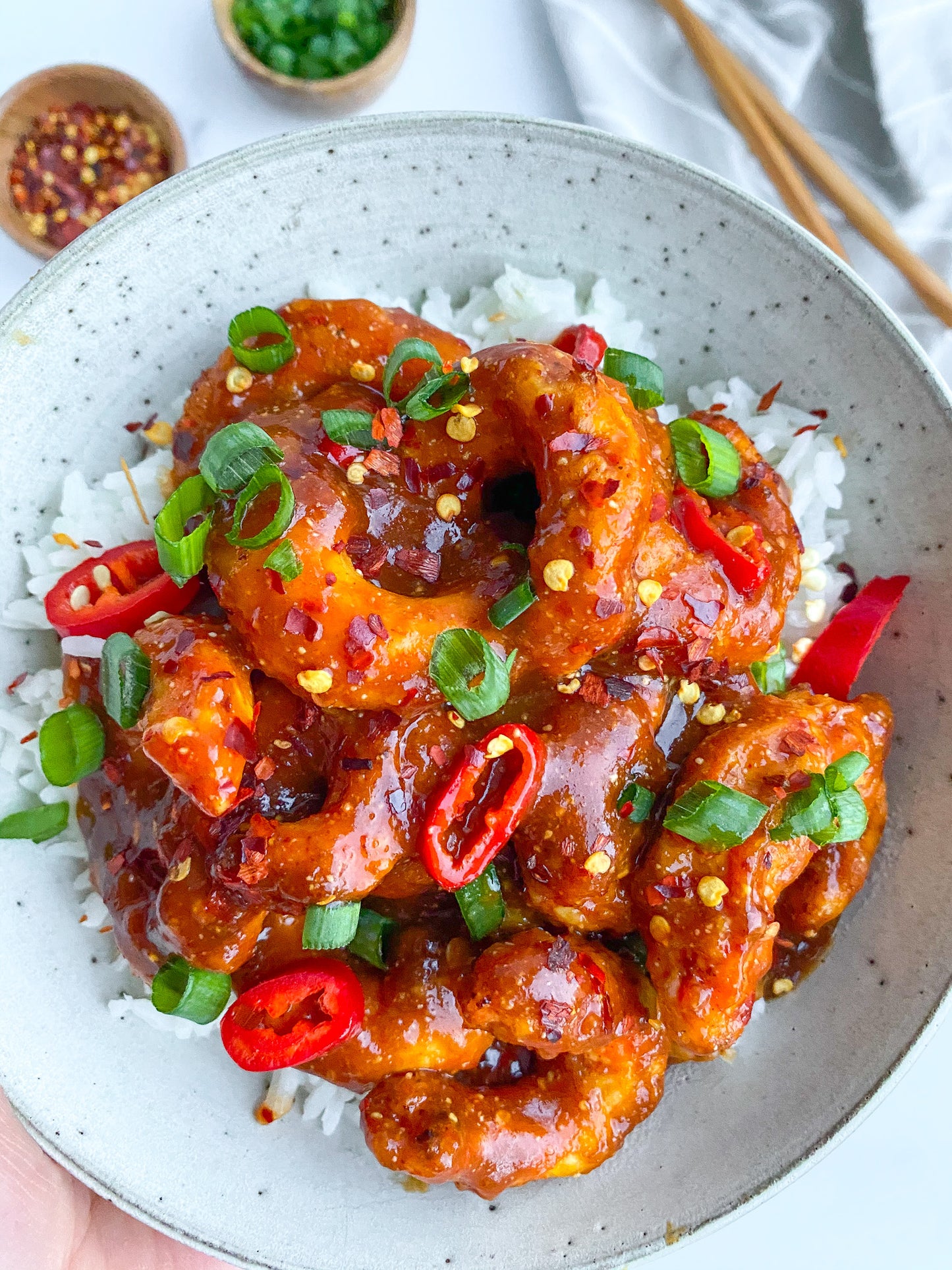 Mind Blown Dusted Shrimp General Tso