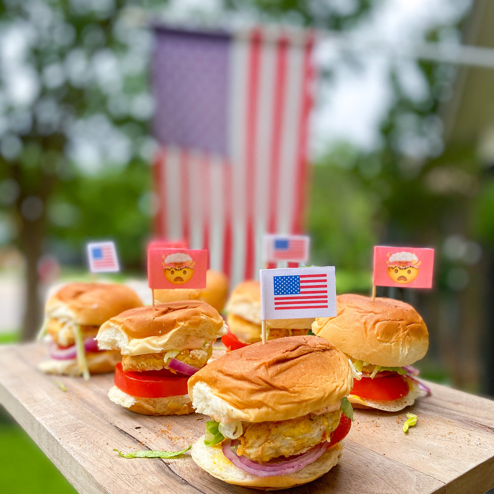 Mind Blown Dusted Shrimp Sliders