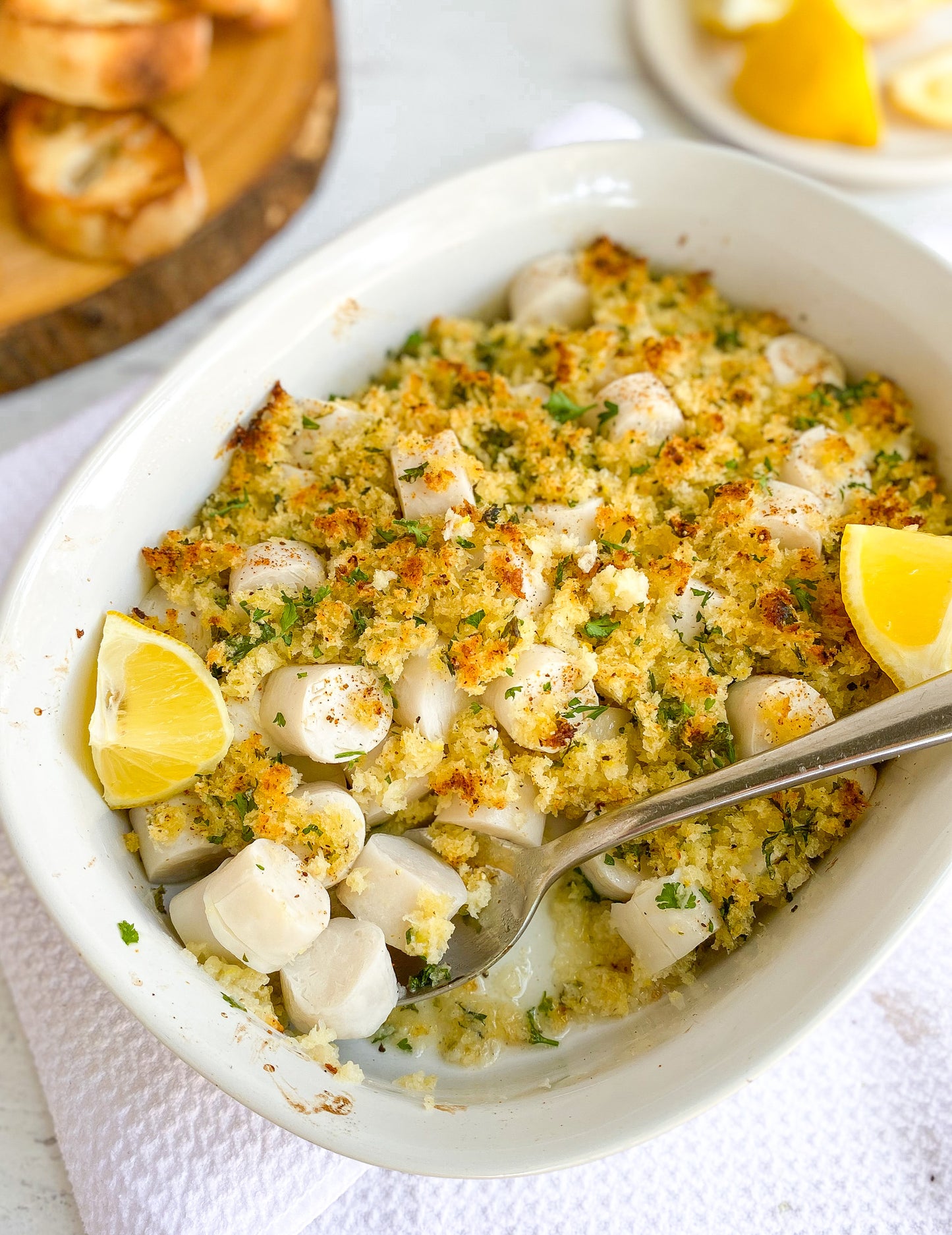 LEMON & WINE PLANT-BASED BAY SCALLOP GRATIN