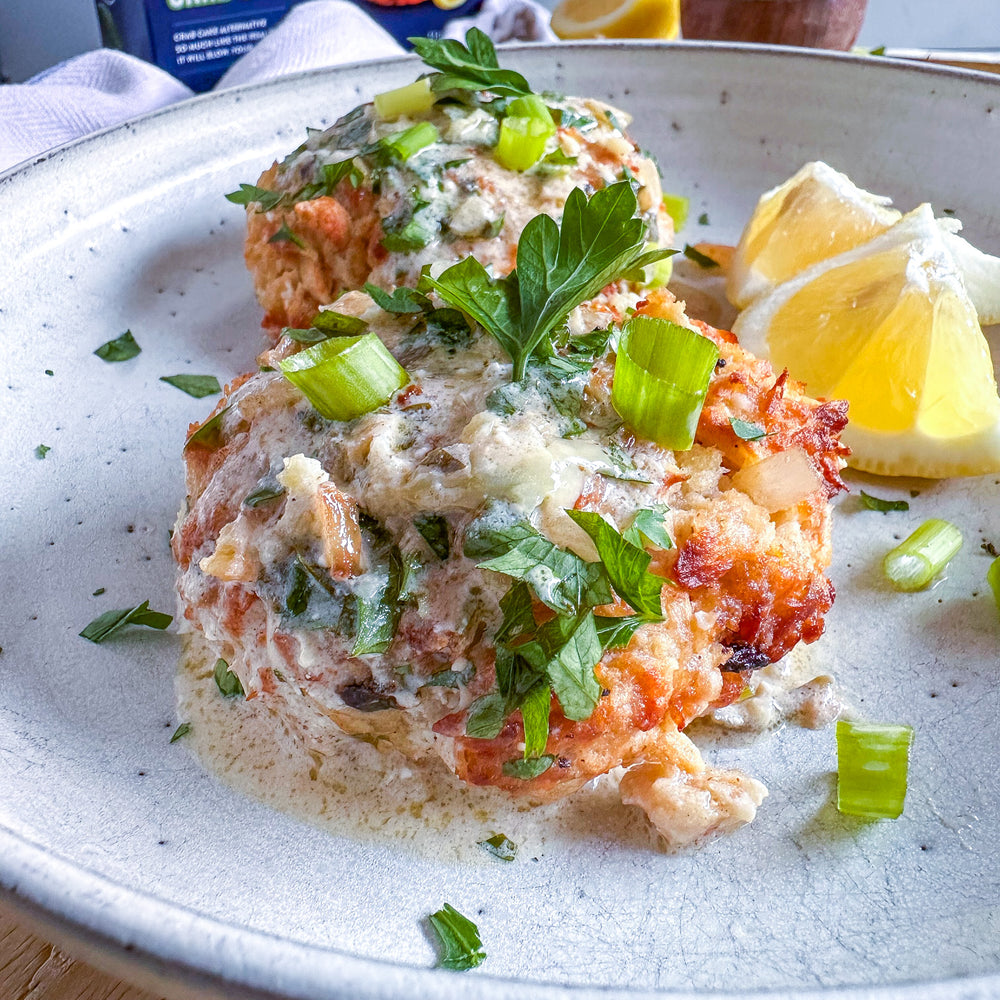 Mind Blown Pan Fried Crab Cakes in a Citrus Butter Sauce