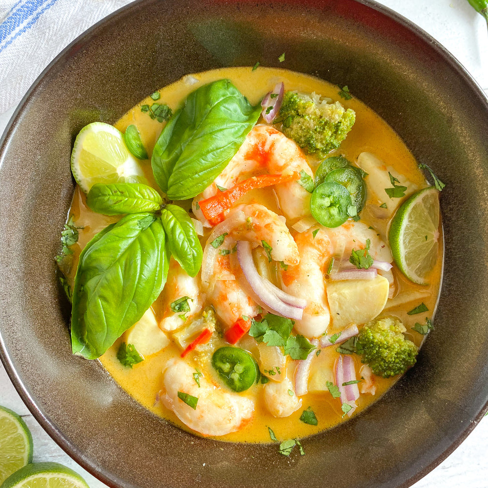 Mind Blown Dusted Shrimp Green Curry