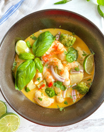Mind Blown Dusted Shrimp Green Curry