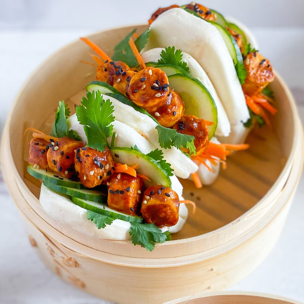 Mind Blown BBQ Dusted Scallop Bao Buns