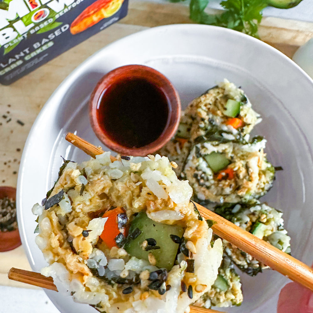 Mind Blown Crab Cake Sushi