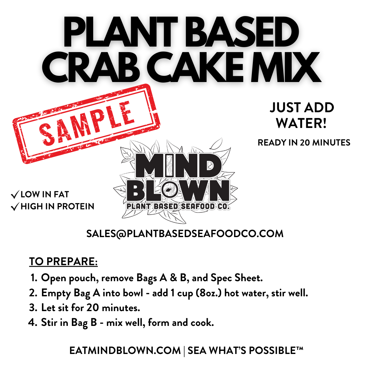 Mind Blown Crab Cake Dry-Mix Sample Pack